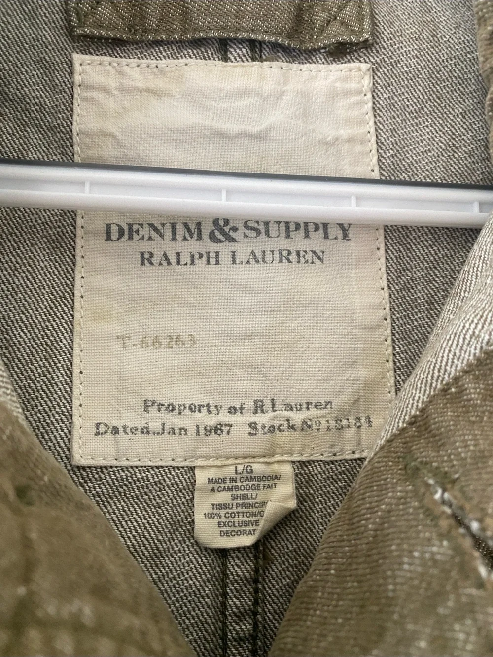 Denim & Supply Ralph Lauren Vintage  Jacket Size L